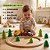 Brinquedo Trem Madeira Infantil Animais Coordenação Motora - Imagem 4