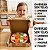 Brinquedo Pizza De Madeira Infantil Comidinhas Faz De Conta - Imagem 2