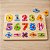 Brinquedo Educativo Numeros De Madeira Quebra Cabeça Pinos - Imagem 1