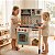 Brinquedo Educativo Criativo Cozinha De Madeira Completa - Imagem 2
