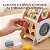 Brinquedo Educativo Foguete De Madeira Atividades Encaixe - Imagem 2