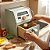 Brinquedo Infantil Air Fryer Madeira Cozinha Faz De Conta - Imagem 2