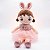 Boneca de Pelúcia Bailarina Coelho 45cm Macia Rosa - Imagem 9