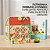 Fazendinha Dobrável Madeira Brinquedo Educativo Infantil - Imagem 7