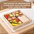 Brinquedo Educativo Kit Comidinha Infantil Frutas De Cortar Madeira - Imagem 7