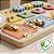 Painel Sensorial Atividades Montessori Brinquedo Educativo De Madeira - Imagem 4