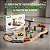 Brinquedo Educativo Pista De Trem Construção Em Madeira 3+ - Imagem 4