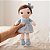 Boneca bailarina pelúcia azul turquesa 35cm macia segura infantil perfeita para presente e decoração - Imagem 1
