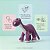 Bicho De Pelucia Dinossauro Floresta Macio Infantil 30cm Roxo - Imagem 3