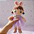 Boneca de Pelúcia Bailarina Coelho 45cm Macia Lilás - Imagem 1