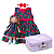 Kit Boneca + Vestido + Maletinha - Cereja - Imagem 1