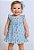 Vestido Bebê e Infantil Premium 100% Algodão com Laço de Cabelo - Raposinha - Imagem 1