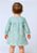 Vestido Infantil Bebê Florido Manga Longa Luxo com Laço de Cabelo - Aurora - Imagem 2