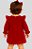 Vestido Infantil e Bebê Luxo em Plush Vermelho Macio com Laço - Imagem 2