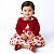 Vestido de bebê com Bolero 100% Algodão Imperial Vermelho 2 Meses a 6 Anos - Imagem 1