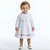 Vestido de Bebê e Infantil Branco com Bolero em Plush 100% Algodão 2 Peças 2 Meses a 6 Anos Batizado - Imagem 3