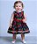 Vestido de Bebê Menina Cereja 100% Algodão Festa 2 Meses a 6 Anos - Imagem 2