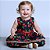 Vestido de Bebê Menina Cereja 100% Algodão Festa 2 Meses a 6 Anos - Imagem 1