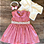 Vestido de Bebê Infantil Menina com Bolero em Plush com aplique em Pérola 100% Algodão 2 Meses a 6 Anos Carol - Imagem 4
