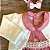 Vestido de Bebê Infantil Menina com Bolero em Plush com aplique em Pérola 100% Algodão 2 Meses a 6 Anos Carol - Imagem 5