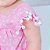 Vestido de Bebê Infantil com Pom Pom 100% Algodão 2 Meses a 6 Anos Maria - Imagem 5