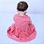 Vestido de Bebê Infantil Festa Luxo com Detalhe em Pérola 100% Algodão 2 Meses a 6 Anos Carol - Imagem 3