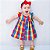 Vestido para Bebê e Infantil 100% Algodão Macio Xadrez Colorido 2 Meses até 6 Anos ISIS - Imagem 2
