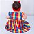 Vestido para Bebê e Infantil 100% Algodão Macio Xadrez Colorido 2 Meses até 6 Anos ISIS - Imagem 3
