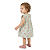 Vestido Bebê e Infantil Luxo Florido 100% Algodão - Flor - Imagem 3