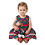Kit Vestido Bebê Infantil Menina com Boneca 100% Algodão Luxo Presente Mundo Nina 2 Meses até 6 Anos Cereja - Imagem 2