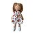 Kit Vestido com Boneca de Pano 100% Algodão Estampado 2 Meses até 4 Anos Laura - Imagem 2