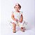 Vestido Bebê Menina Infantil Festa Florido 100% Algodão Manga Curta 2 Meses até 6 Anos - Malu - Imagem 1