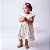 Vestido Bebê Menina Infantil Festa Florido 100% Algodão Manga Curta 2 Meses até 6 Anos - Malu - Imagem 4
