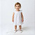 Vestido Bebê Infantil Toque Macio e super confortável Branco em Laise com Forro 100% Algodão 2 Meses até 6 Anos - Imagem 2