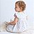 Vestido de Bebê e Infantil Estampa Coração 100% Algodão 2 Meses a 6 Anos Rebeca - Imagem 3