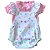 Body Jardineira com Blusa 2 peças 100% Algodão 2 Meses a 1 Ano Rebeca - Imagem 1