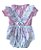 Body Jardineira com Blusa 2 peças 100% Algodão 2 Meses a 1 Ano Rebeca - Imagem 2