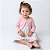 Vestido Bebê Infantil 100% Algodão Confortável Toque Macio com Bolero em Plush 100% Algodão 2 Meses a 4 Anos Rebeca - Imagem 1