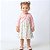 Kit 2 Peças Vestido Bebê e Infantil Luxo com Bolero 100% Algodão 2 Meses até 6 Anos - Malu - Imagem 3