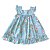 Vestido de Bebê e Infantil Luxo Macio Florido 100% Algodão 2 Meses a 6 Anos Aurora - Imagem 1