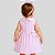 Vestido Bebê Infantil Menina Mundo Nina Macio Confortável Luxo Festa 2 Peças 100%Algodão 2 Meses a 8 Anos - Imagem 2