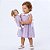 Kit Vestido e Infantil com Boneca de Pano 100% Algodão 2 Meses a 6 Anos Barbara - Imagem 2