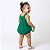 Macacão Verde Brasil Jardineira Bebê Menina Copa do Mundo 100% Algodão 2 Meses a 1 Ano - Imagem 4