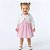 Vestido Bebê Menina com Bolero Plush Quentinho Mundo Nina Inverno Infantil Festa 2 Meses a 8 Anos Clara - Imagem 2