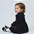 Vestido Bebê Plush Preto Luxo Festa Manga Longa Premium 2 Meses a 6 Anos - Imagem 2