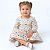 Vestido para Bebê e Infantil Florido Manga Longa 2 Meses a 6 Anos 100% Algodão Antonella - Imagem 2