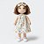Kit Vestido Bebê Menina Florido Premium com Boneca 100% Algodão Manga Curta - Imagem 4