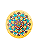 Lata Mandala Decorativa: O Santuário para suas Joias e Amuletos - Laranja/Bege - Imagem 2