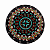 Lata Mandala Decorativa: O Santuário para suas Joias e Amuletos - Azul/Preto - Imagem 2