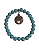Pulseira de Pedras Naturais H'oponopono - Howlita Azul - Imagem 4
